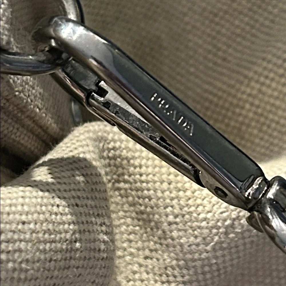 PRADA Mistolino Canvas Bag with Strap - Picture 11 of 16